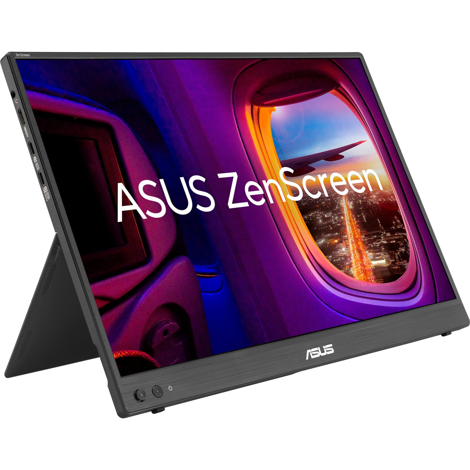 ASUS ZenScreen MB16FC Negro