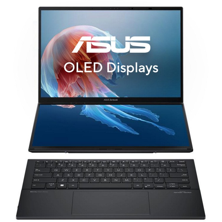 ASUS Zenbook Duo (UX8406CA-QL263W) Gris, 1 TB 32 GB