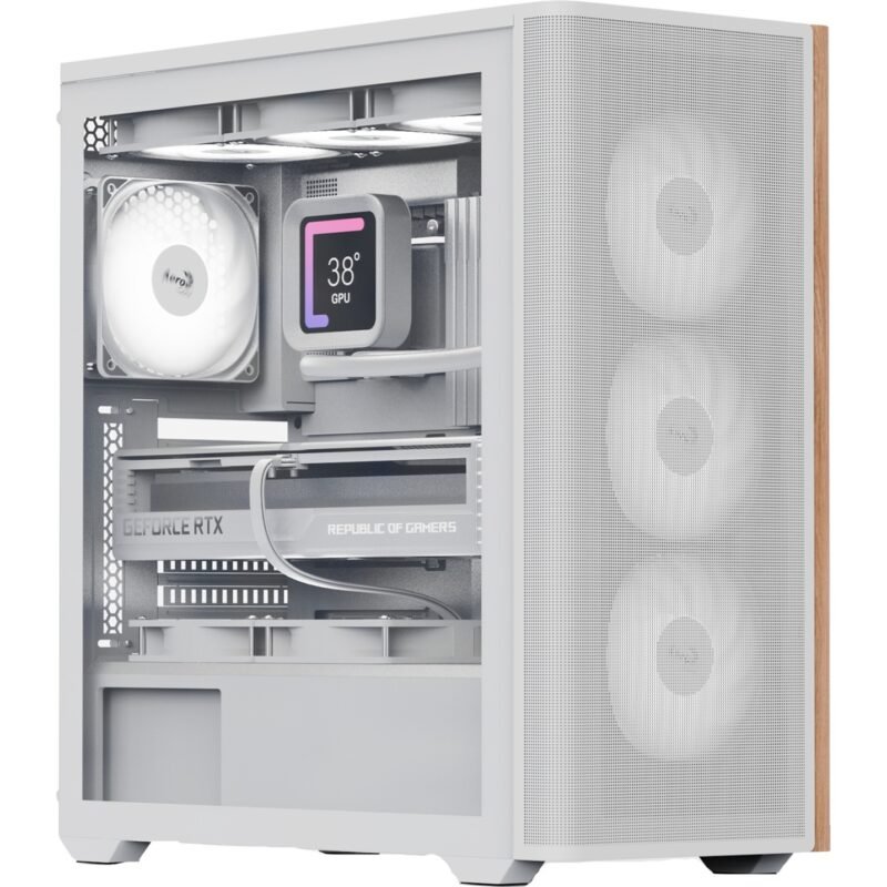 Aerocool D501A-G-WT-v2 Blanco