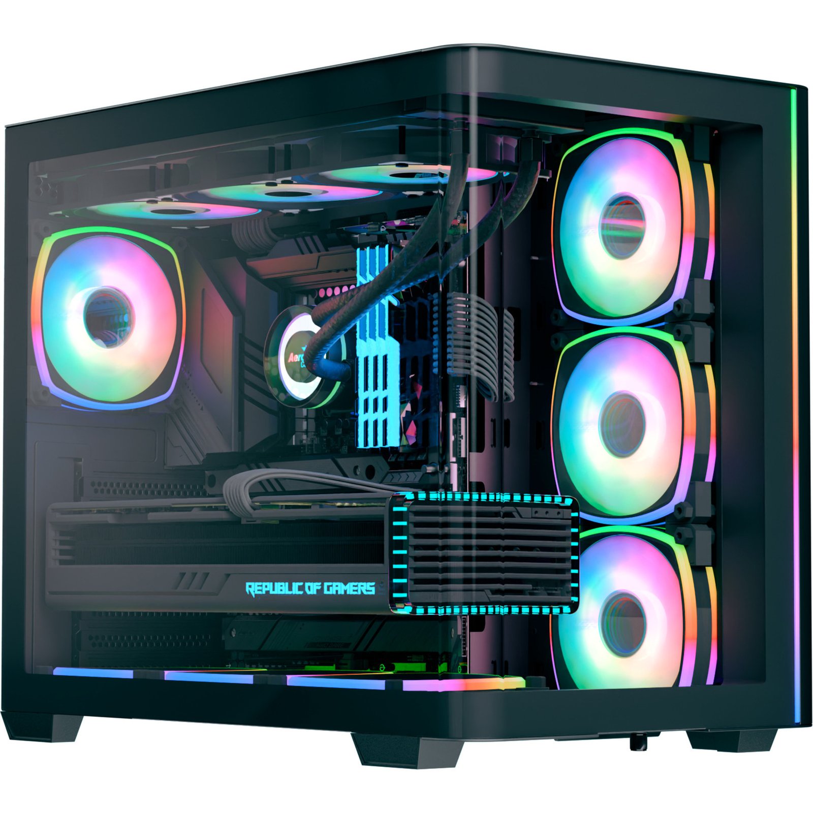 Aerocool P500C EVO-G-BK-v1 Negro