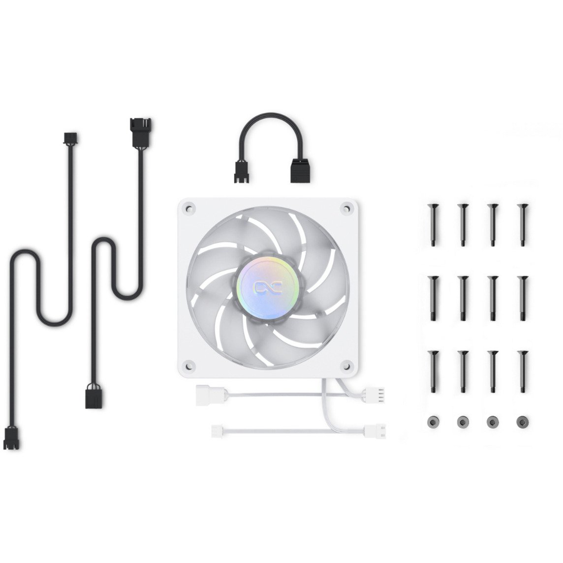 Alphacool Apex Stealth Metall Aurora 120 Blanco - Imagen 4