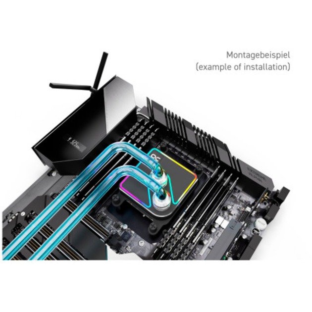 Alphacool Core 1 Aurora Black Negro - Imagen 5