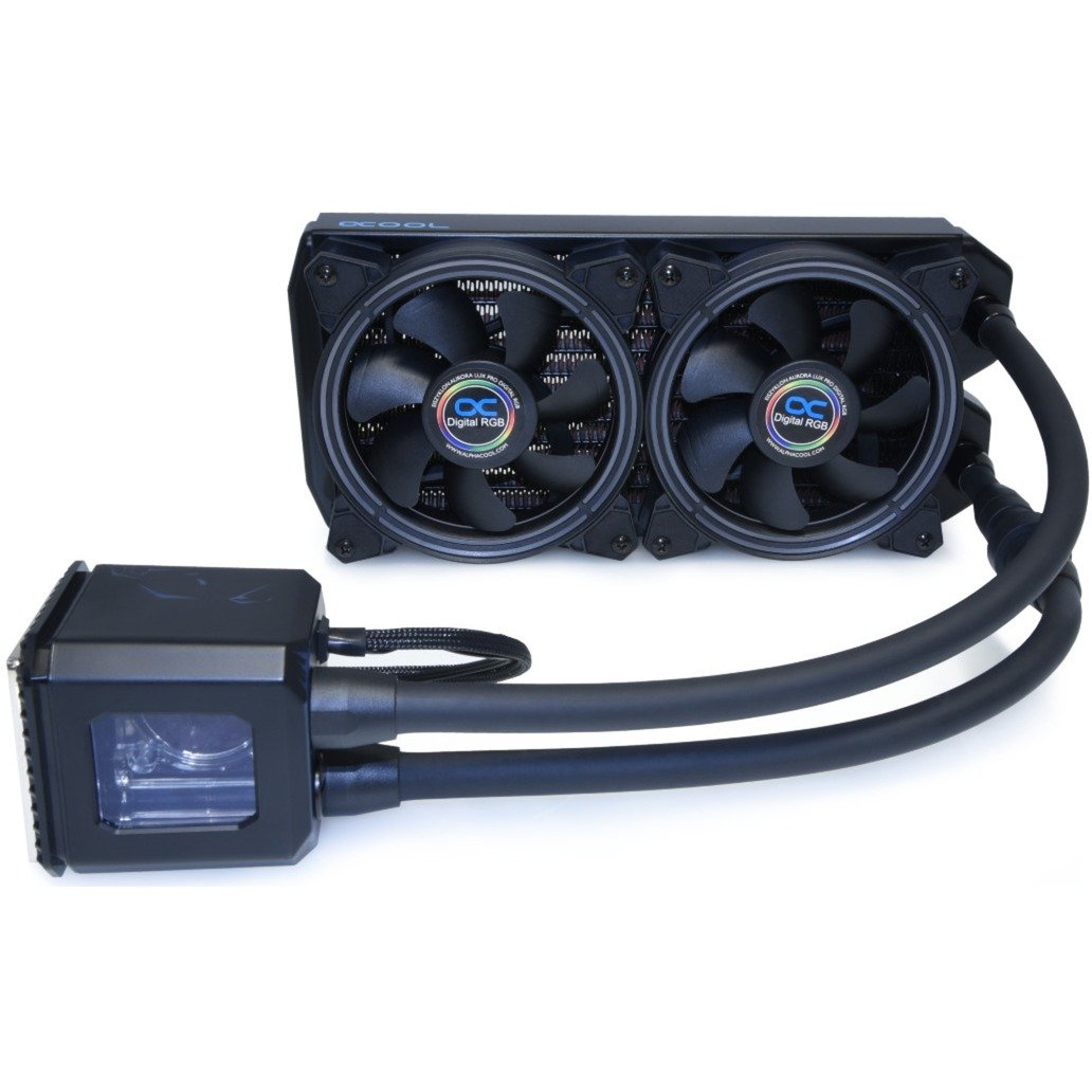 Alphacool Eisbaer Aurora 240 CPU - Digital RGB 240mm Negro - Imagen 2