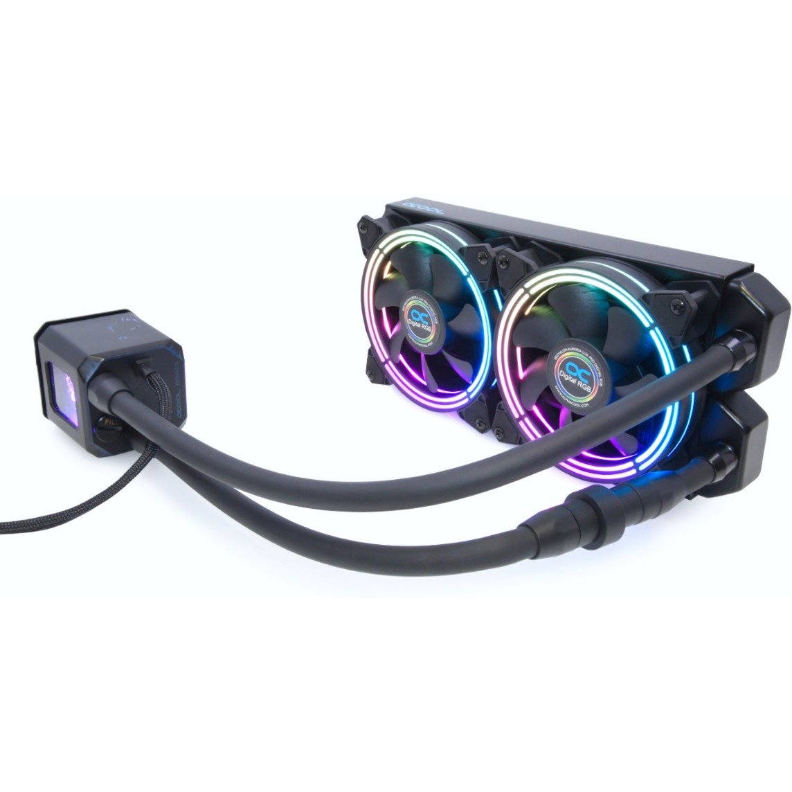 Alphacool Eisbaer Aurora 240 CPU - Digital RGB 240mm Negro - Imagen 3