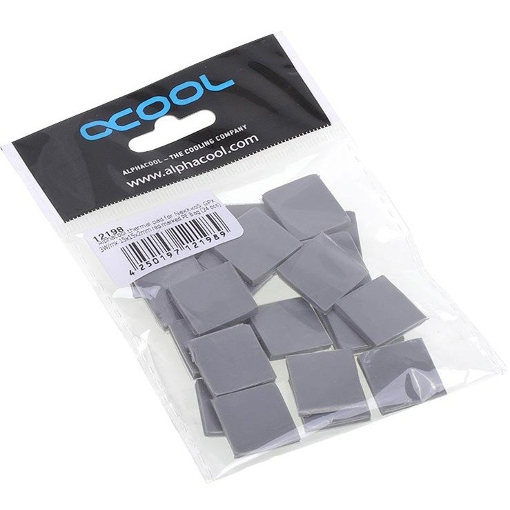 Alphacool Wärmeleitpad für NexXxoS GPX 3W/mk 15x15x2mm Gris - Imagen 2