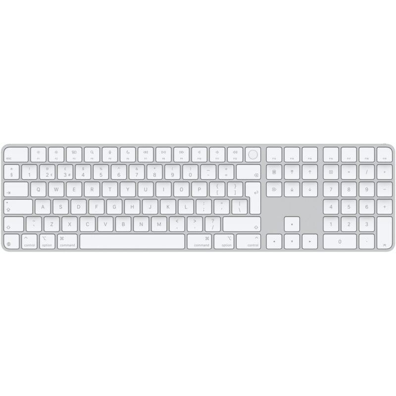 Apple Magic Keyboard mit Touch ID und Ziffern­block Plata