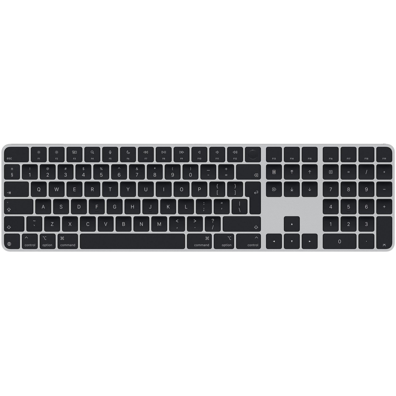 Apple Magic Keyboard mit Touch ID und Ziffern­block Plata