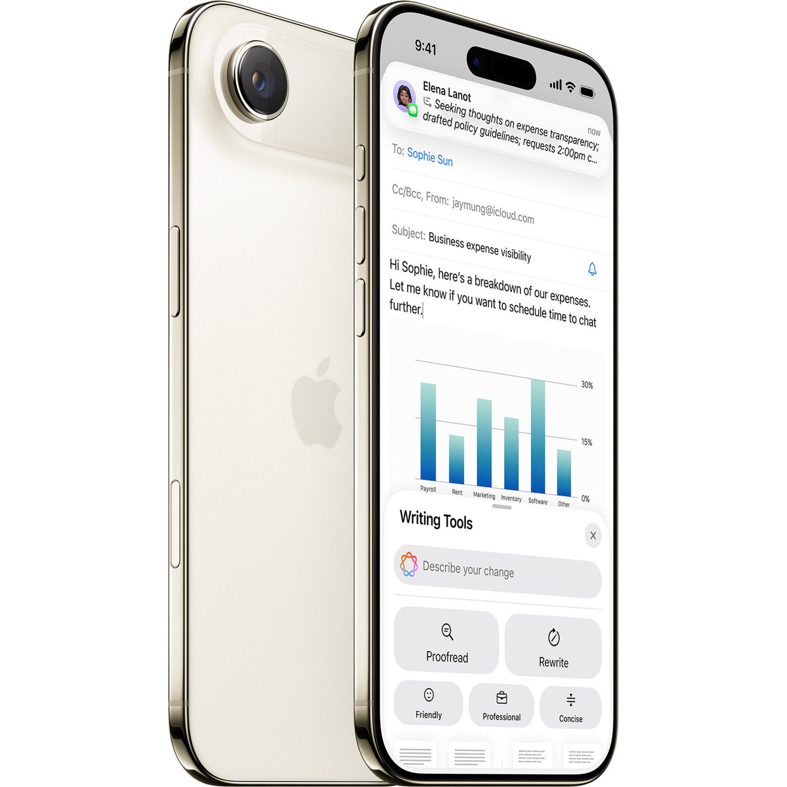 Apple iPhone Air Dorado, 512 GB - Imagen 2