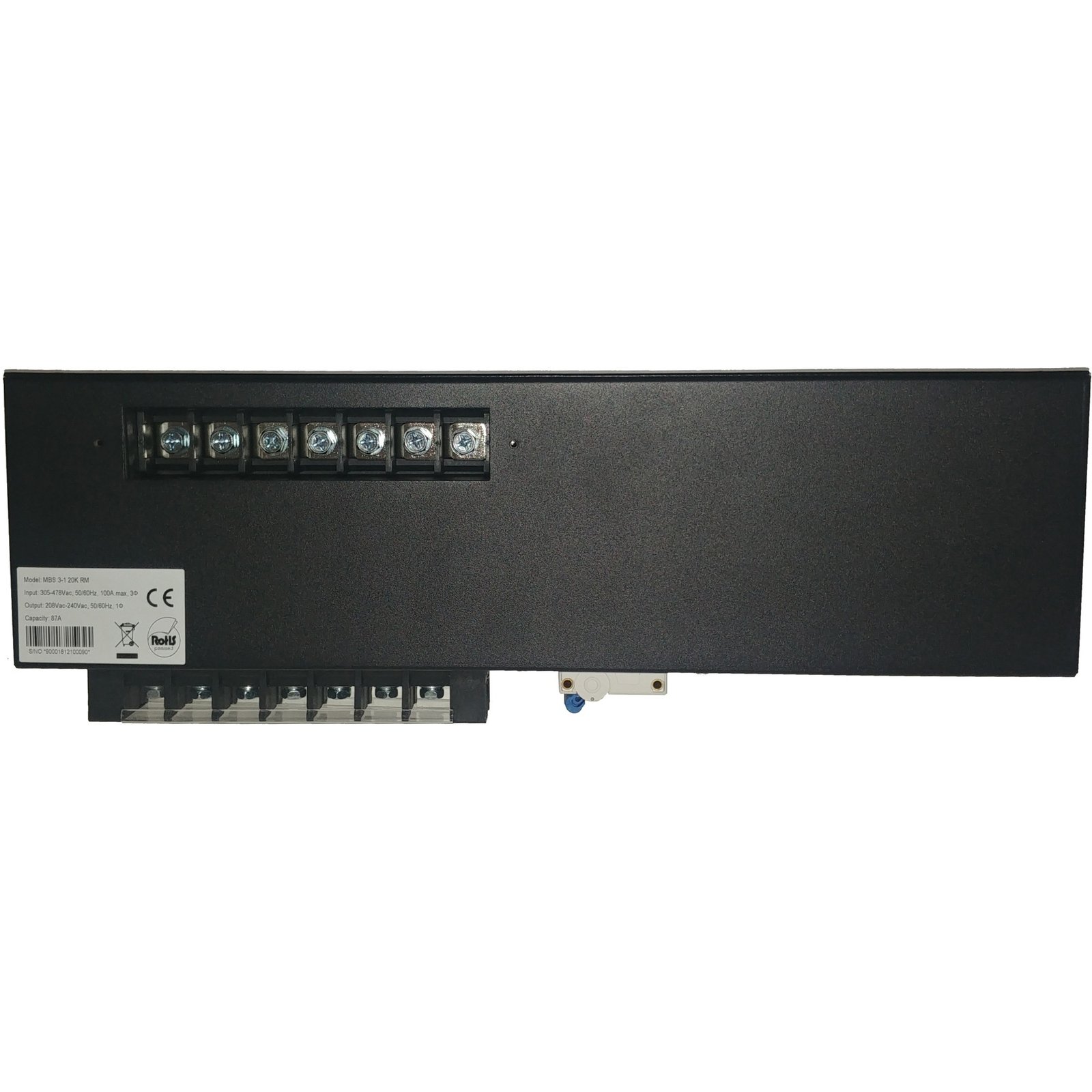 BlueWalker PowerWalker External Rack Mount 3/1 MBS 20K Negro - Imagen 2