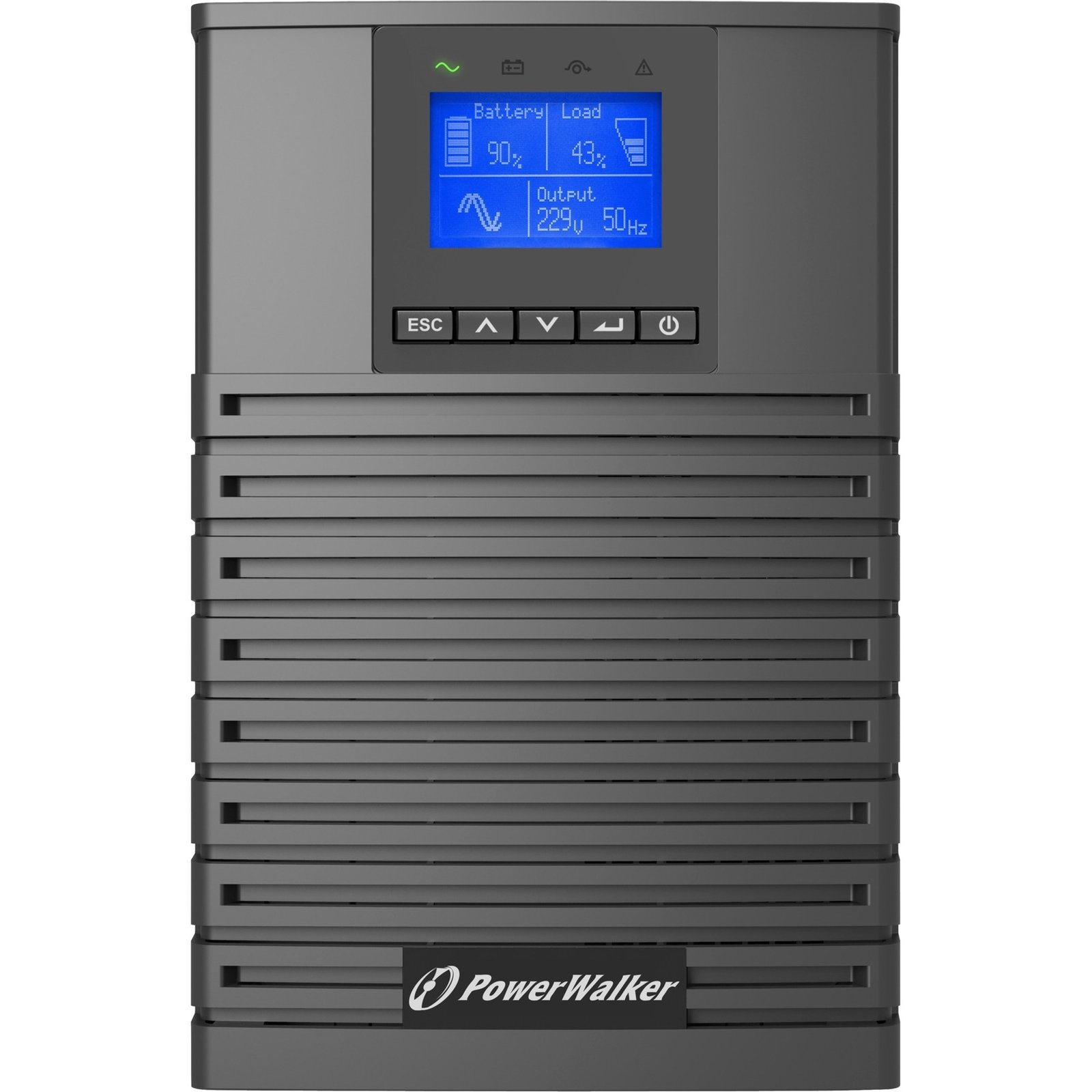 BlueWalker PowerWalker VFI 1500 ICT IoT Negro - Imagen 2