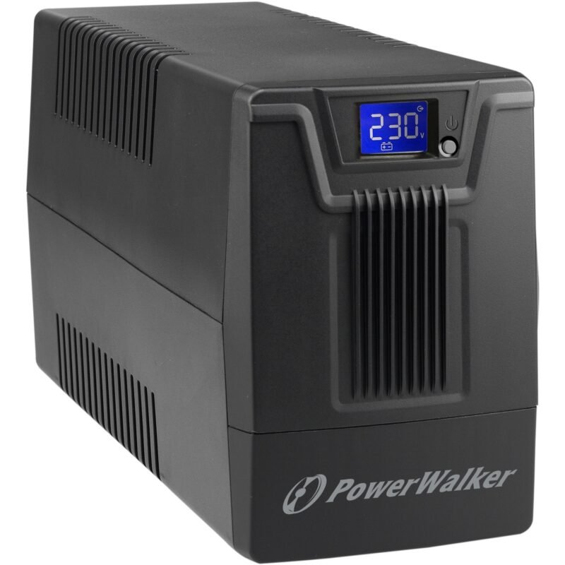 BlueWalker PowerWalker VI 600 SCL Schutzkontakt Negro