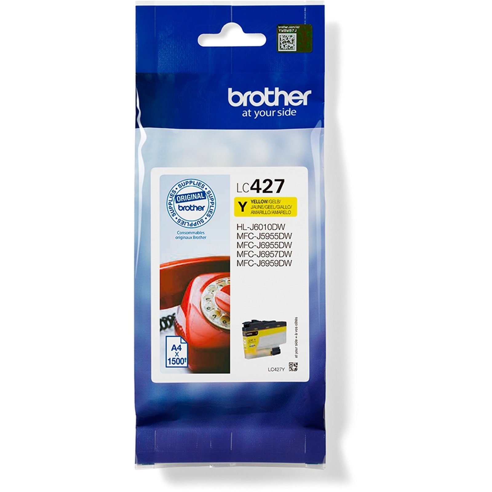 Brother Tinte gelb LC427Y - Imagen 3