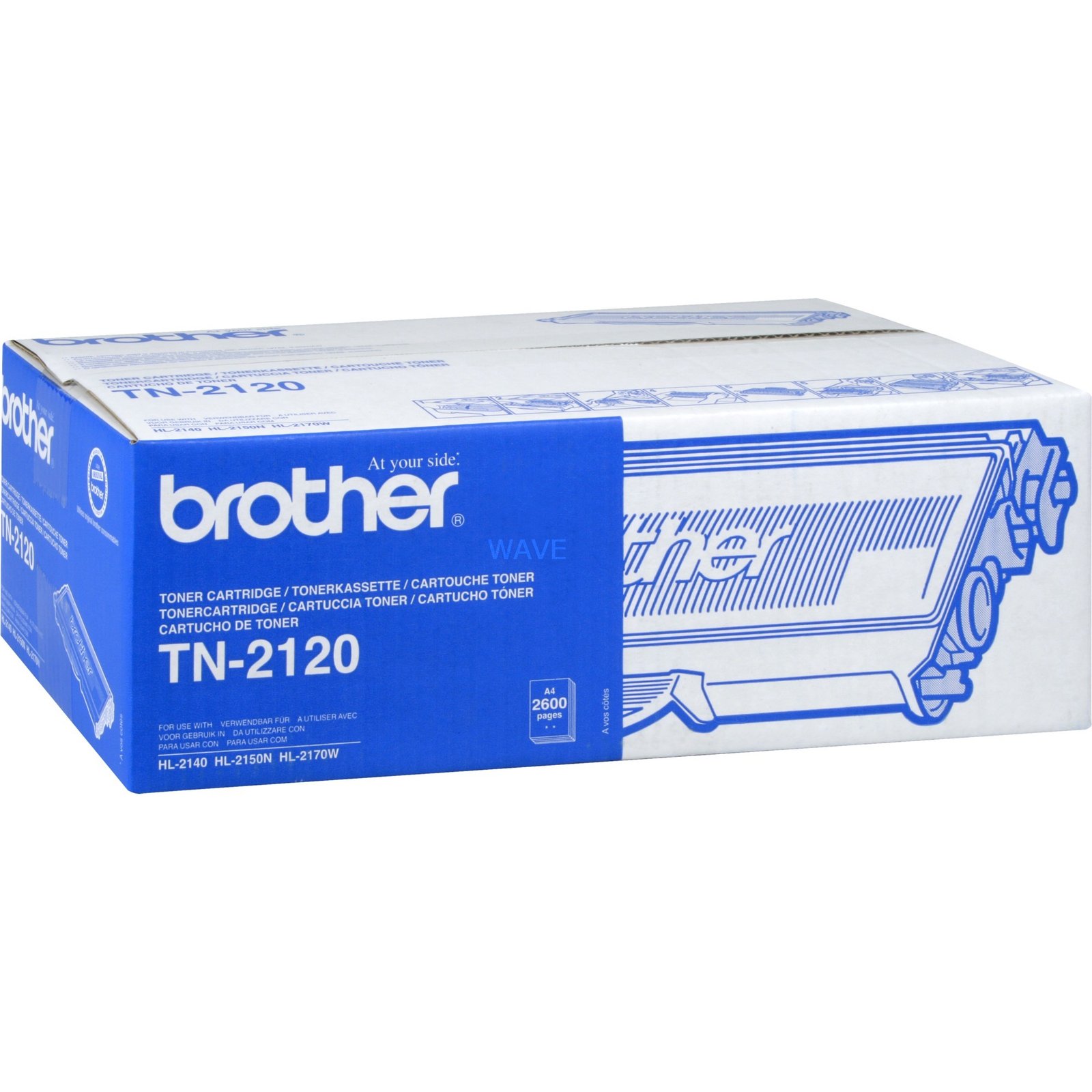 Brother Toner Schwarz TN-2120 Negro