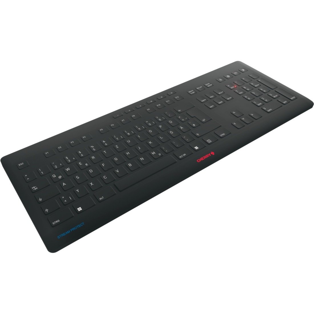 CHERRY STREAM PROTECT KEYBOARD WIRELESS Negro