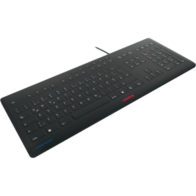 CHERRY STREAM PROTECT KEYBOARD Negro