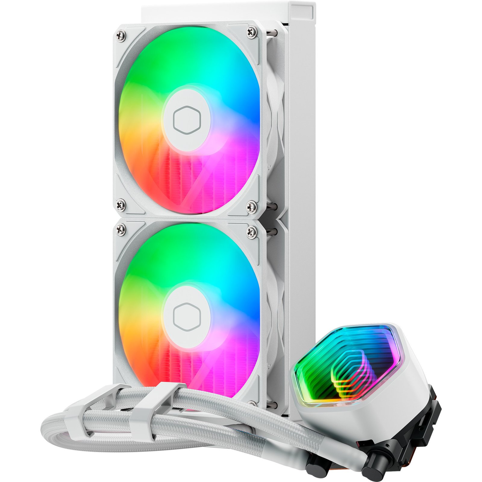 Cooler Master MasterLiquid 240 Core II ARGB White Blanco - Imagen 2