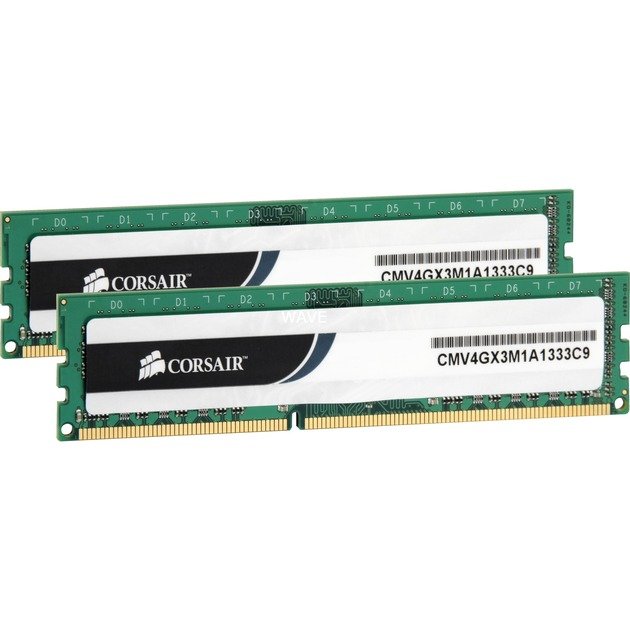 Corsair ValueSelect DIMM DDR3-1333 (2x ) Dual-Kit, 16 GB 16 GB