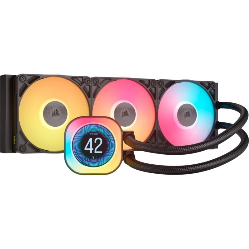 Corsair iCUE LINK TITAN 360 RX LCD RGB Negro