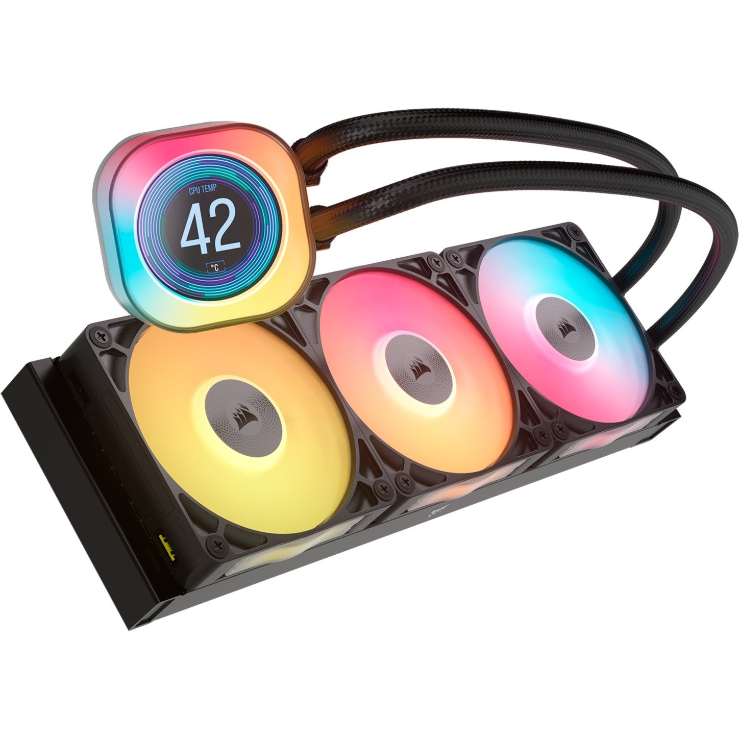 Corsair iCUE LINK TITAN 360 RX LCD RGB Negro - Imagen 2