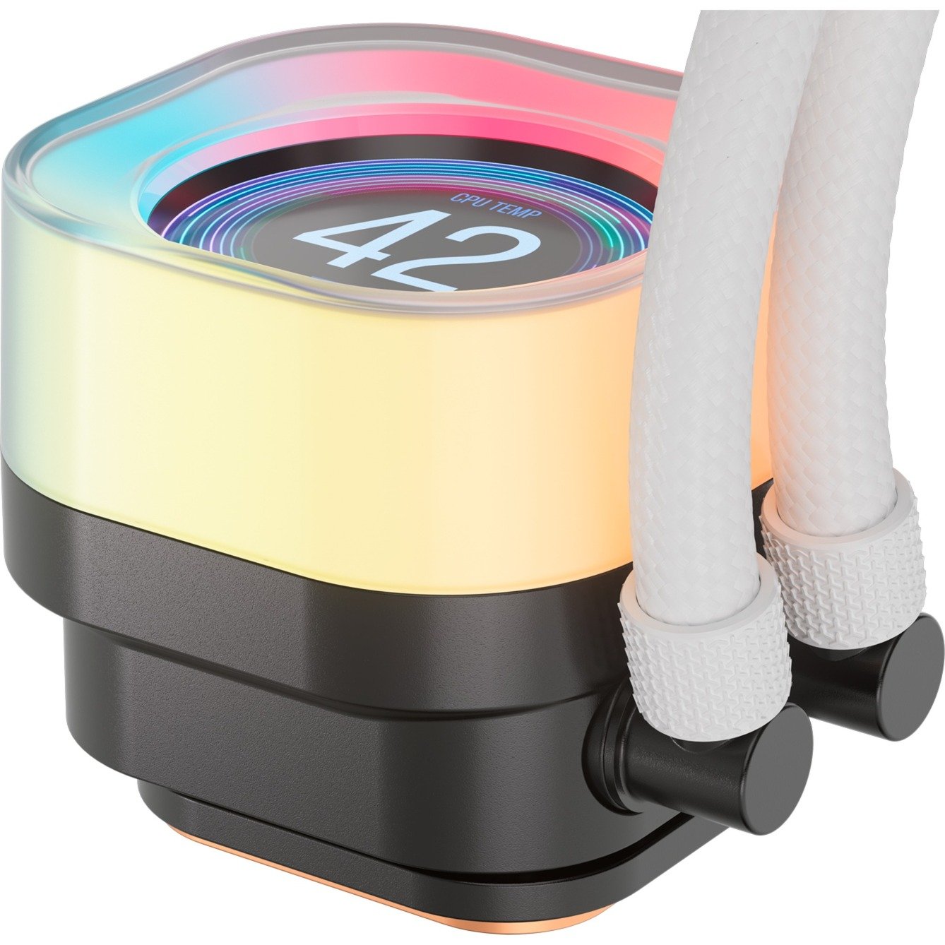 Corsair iCUE LINK TITAN 360 RX LCD RGB Blanco - Imagen 4