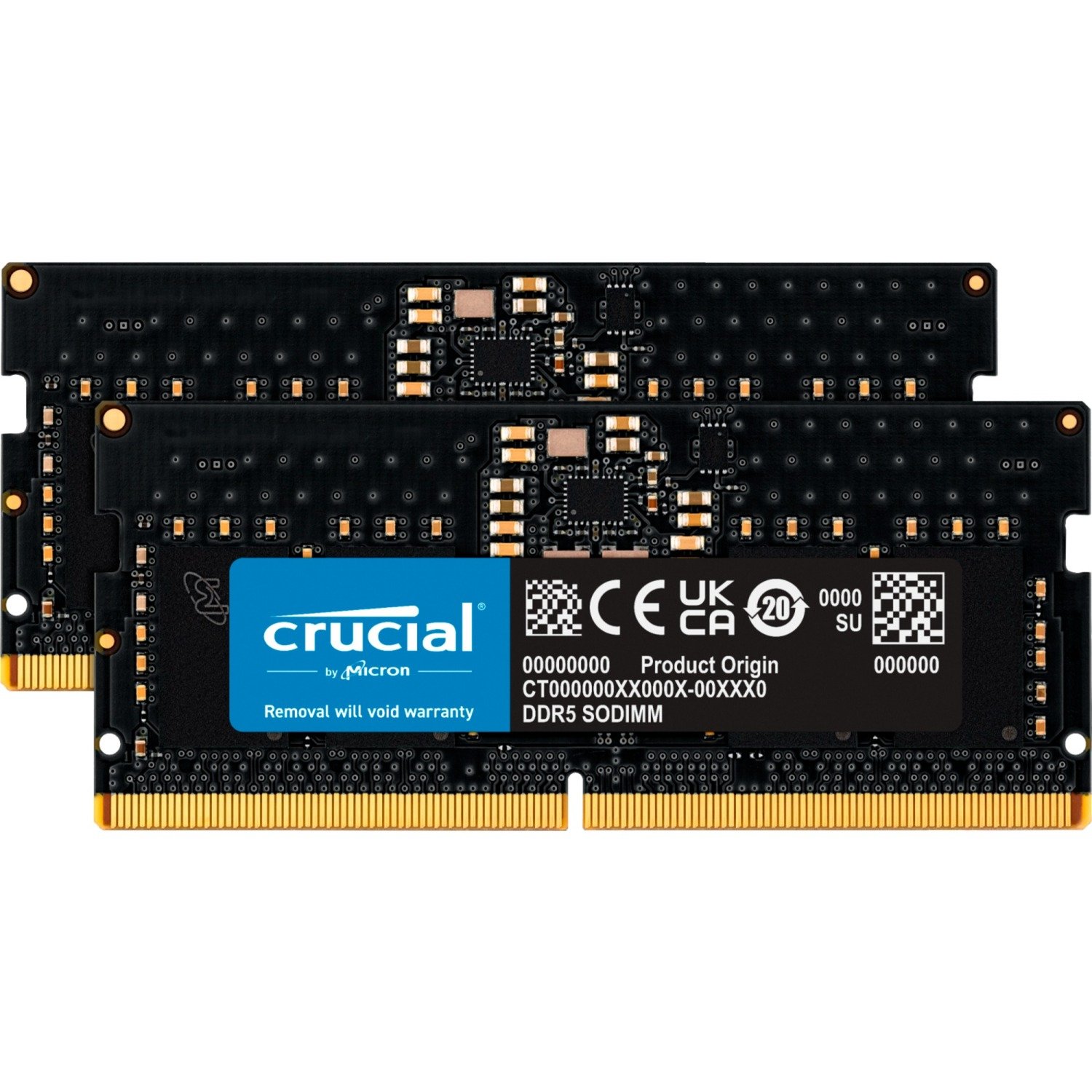 Crucial DIMM DDR5-5600 (2x ) Dual-Kit Negro, 128 GB 128 GB