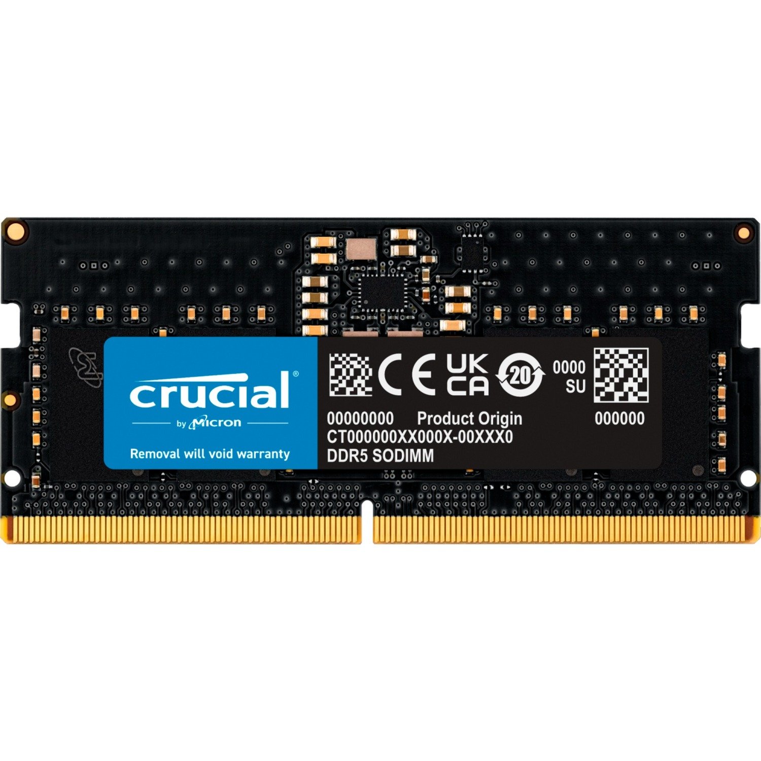 Crucial SO-DIMM DDR5-5600 Negro, 64 GB 64 GB