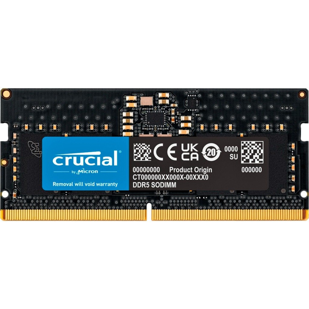 Crucial SO-DIMM DDR5-5600 Negro, 8 GB 8 GB