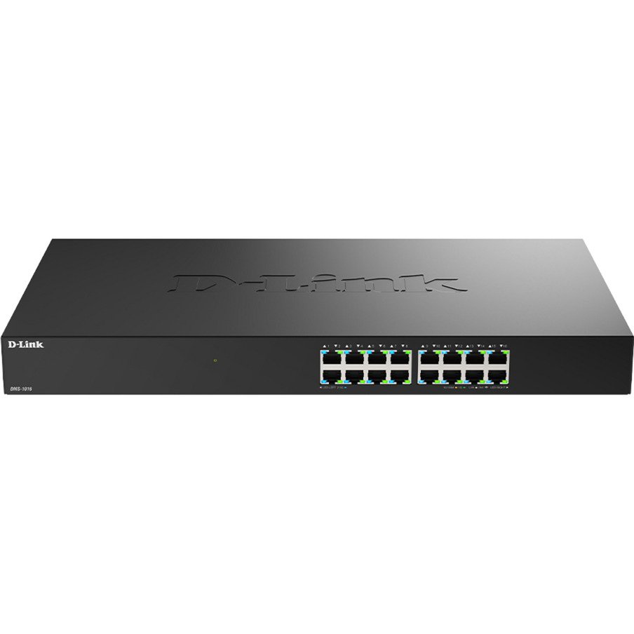 D-Link 16-Port 2.5G Multi-Gigabit Unmanaged Switch DMS-1016/E Negro - Imagen 2
