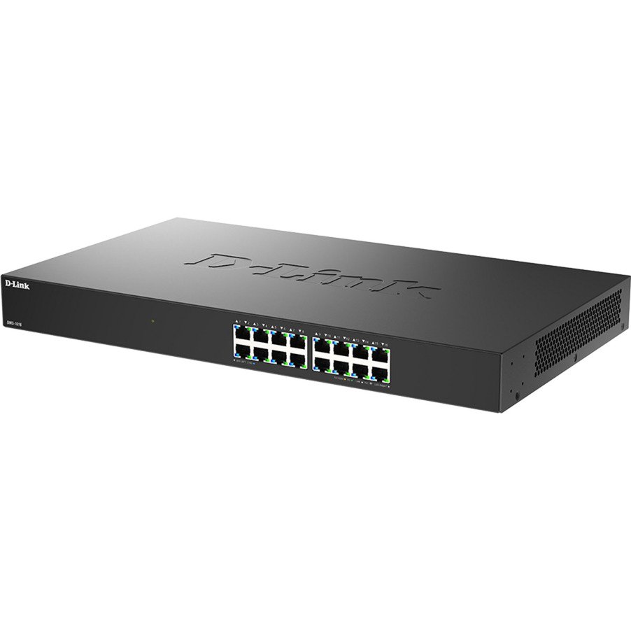 D-Link 16-Port 2.5G Multi-Gigabit Unmanaged Switch DMS-1016/E Negro - Imagen 3
