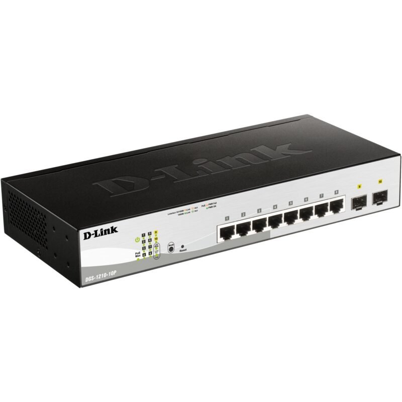 D-Link DGS-1210-10P/E Gris