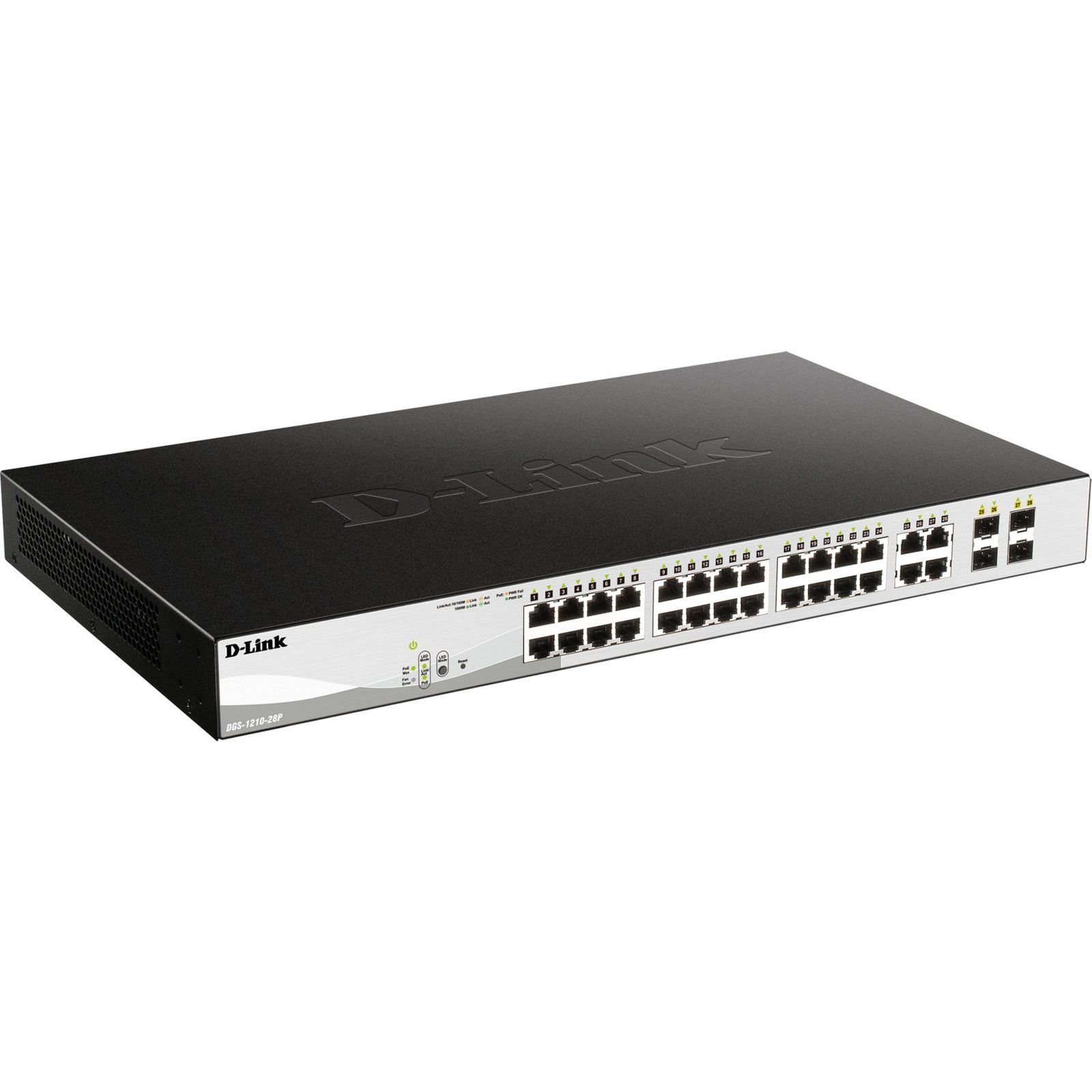D-Link DGS-1210-28P/E Plata