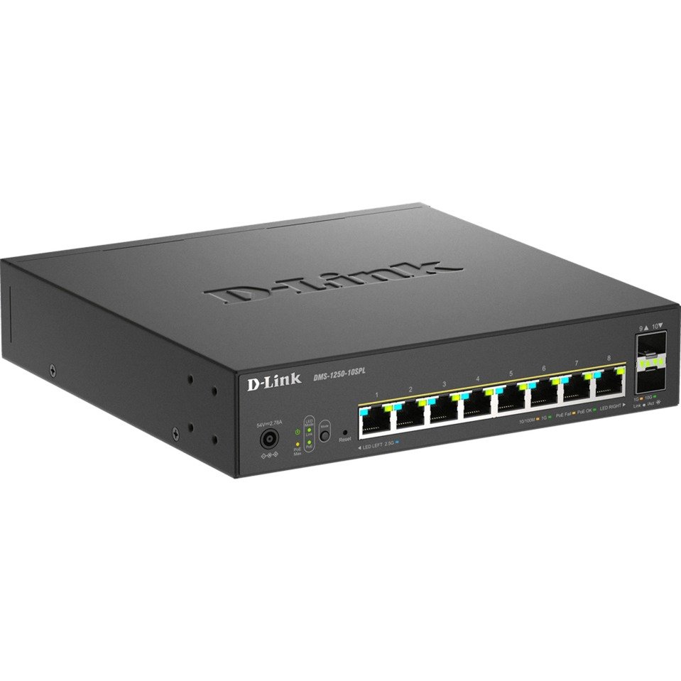 D-Link DMS-1250-10SPL/E Negro