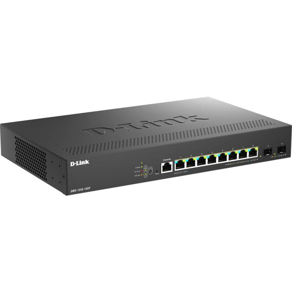 D-Link DMS-1250-10SP/E Negro