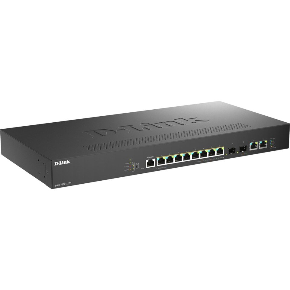 D-Link DMS-1250-12TP/E Negro