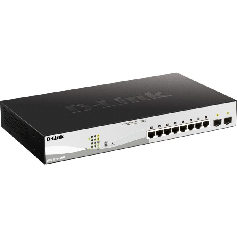 D-Link D-Link DGS-1210-10MP/E PoE/GE/GE/SMA/08