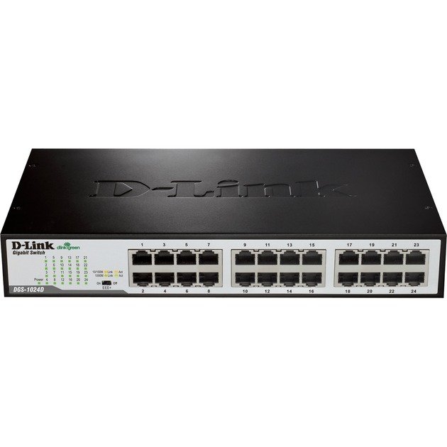 D-Link Switch DGS-1024D Negro - Imagen 2
