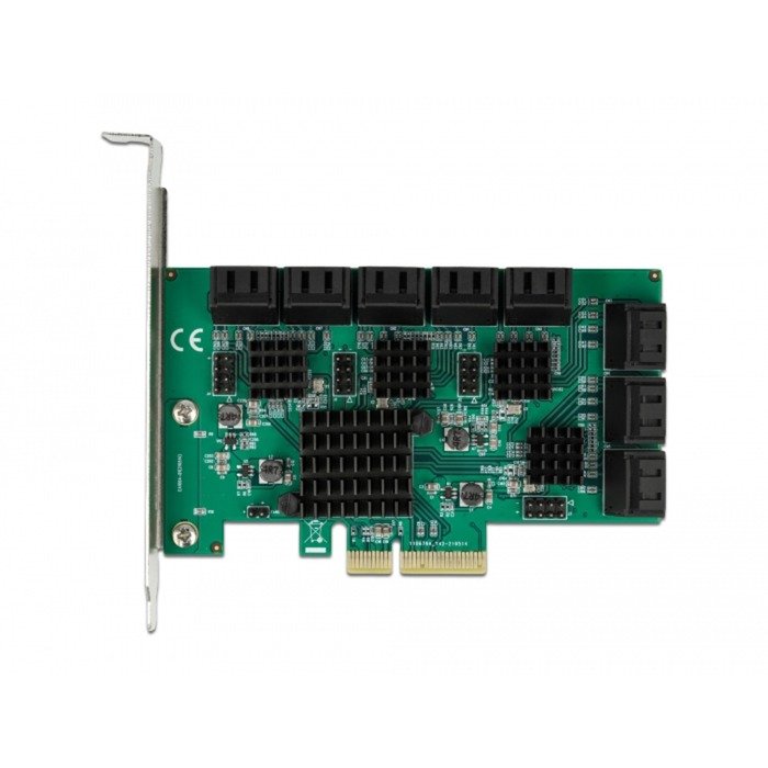 DeLOCK 16 Port SATA PCI Express x4 Karte - Imagen 3