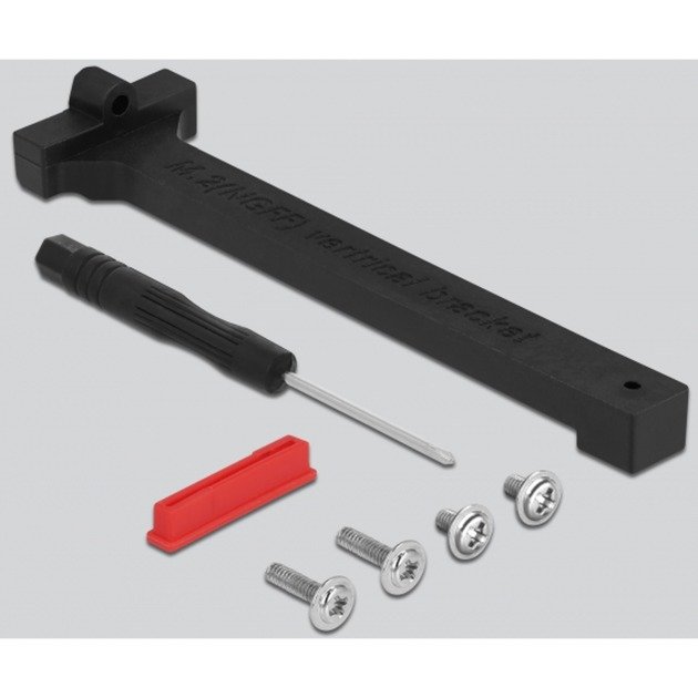 DeLOCK Adapter M.2 Key A+E Stecker zu Key M Slot gewinkelt mit Halterung - Imagen 4