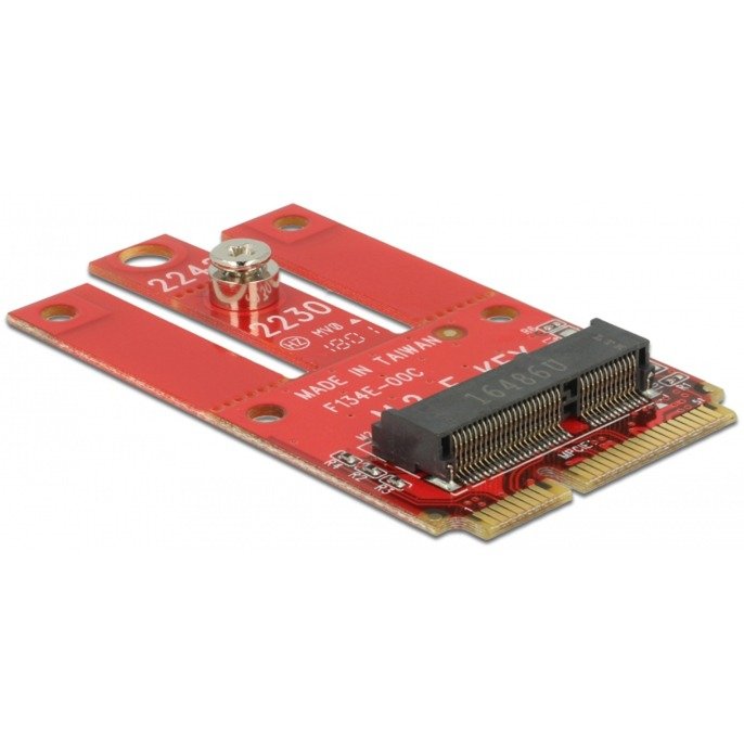 DeLOCK Adapter Mini PCIe>M.2 Key E Slot