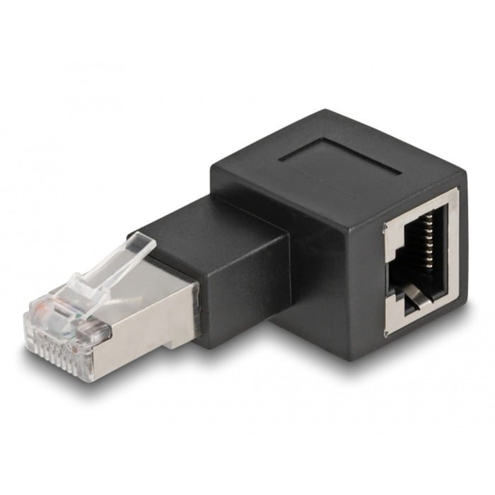 DeLOCK Adapter RJ-45 Stecker > RJ-45 Buchse Negro