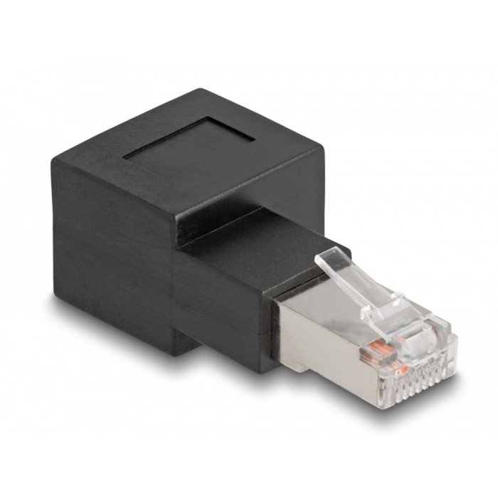 DeLOCK Adapter RJ-45 Stecker > RJ-45 Buchse Negro - Imagen 2