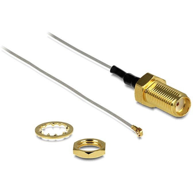 DeLOCK Antennenkabel SMA Buchse > MHF III /U.FL-LP-040 Gris