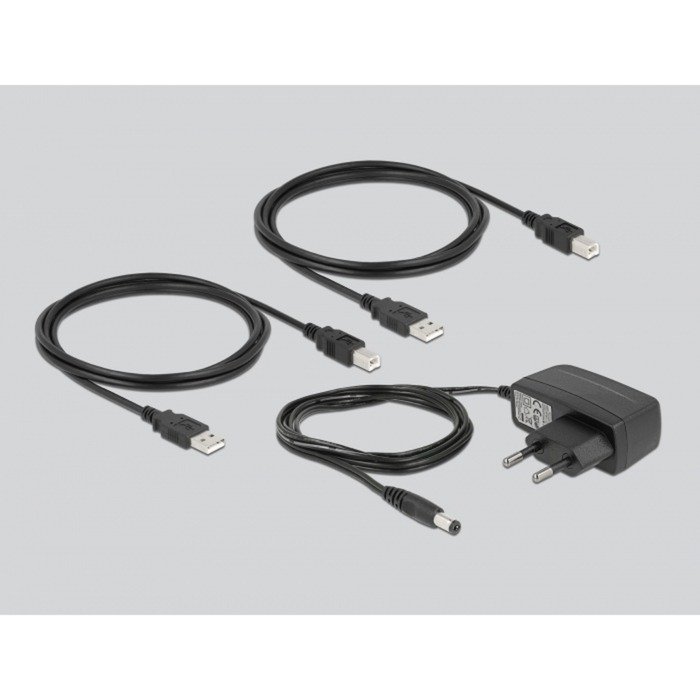 DeLOCK Delock USB 2.0 Switch f. 2 PC an 2Geräte Negro - Imagen 3