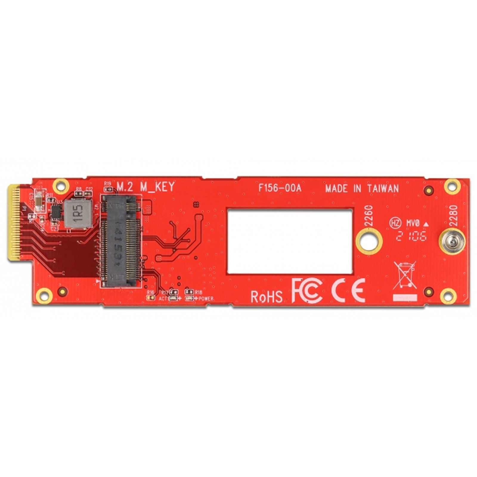 DeLOCK Konverter EDSFF E1.S zu M.2 Key M Slot NVMe - Imagen 3