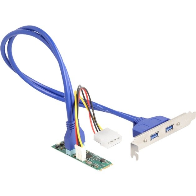 DeLOCK Konverter M.2 Key B+M Stecker > 2 x USB 5 Gbps Typ-A