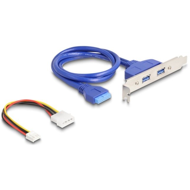 DeLOCK Konverter M.2 Key B+M Stecker > 2 x USB 5 Gbps Typ-A - Imagen 3
