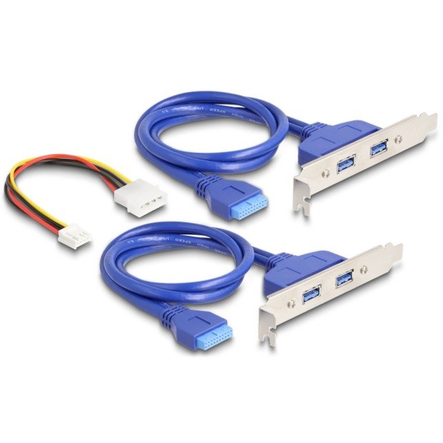DeLOCK Konverter M.2 Key B+M Stecker > 4 x USB 5 Gbps Typ-A - Imagen 3