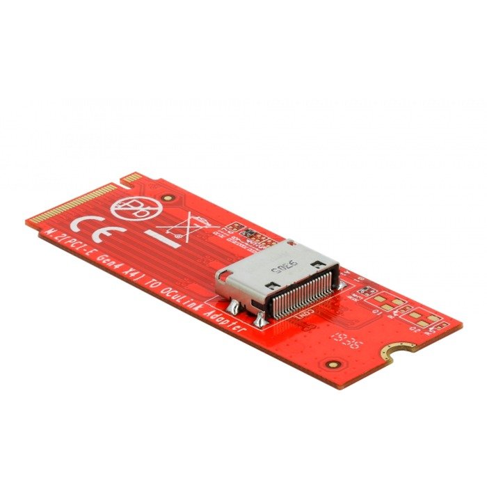 DeLOCK M.2 Key M zu 1 x OCuLink SFF-8612 Konverter