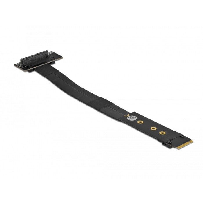 DeLOCK M.2 Key M zu U.2 SFF-8639 NVMe Adapter gewinkelt mit 20 cm Kabel
