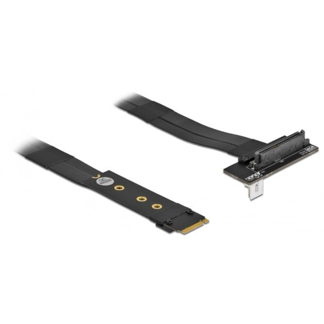DeLOCK M.2 Key M zu U.2 SFF-8639 NVMe Adapter gewinkelt mit 20 cm Kabel - Imagen 2